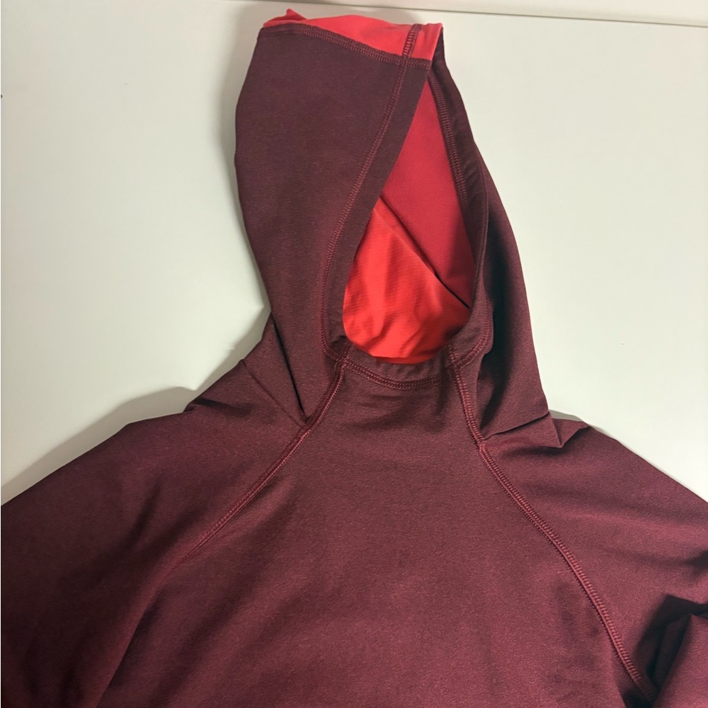 Nike Women's Burgundy Nike Dri-Fit Hoodie - Picture 3 of 6